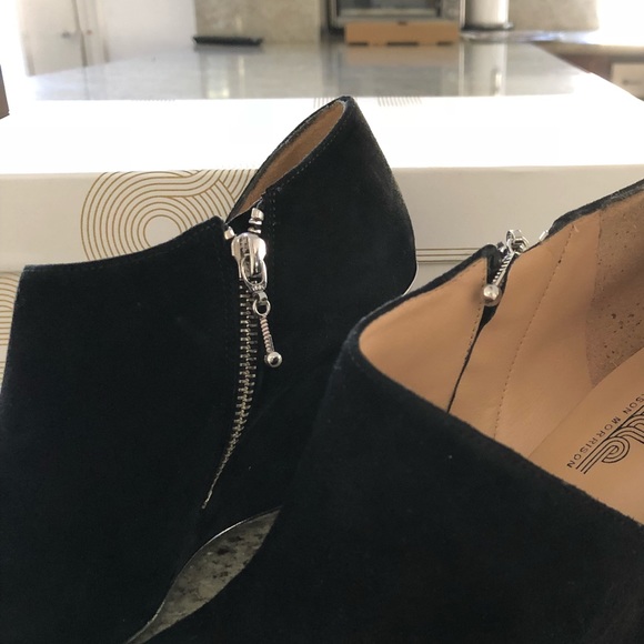 Belle by Sigerson Morrison black suede booties - Picture 3 of 4